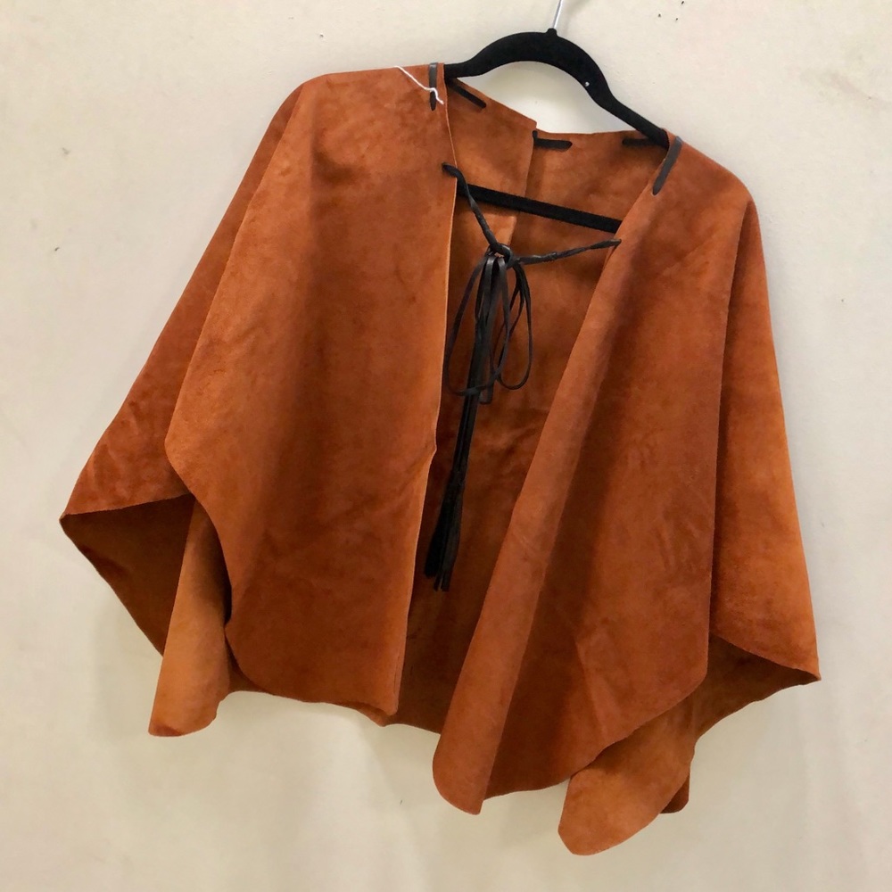 Leather Poncho